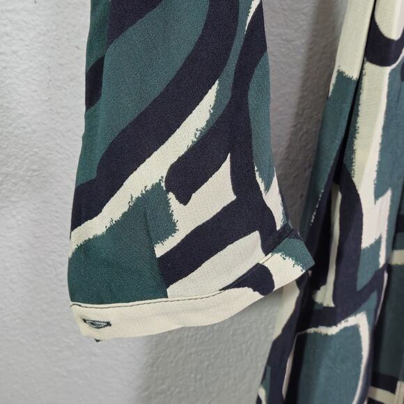 NEW Zara Women’s Dress Statement Print Modern Bold Pattern Wearable Art XS - Picture 8 of 13